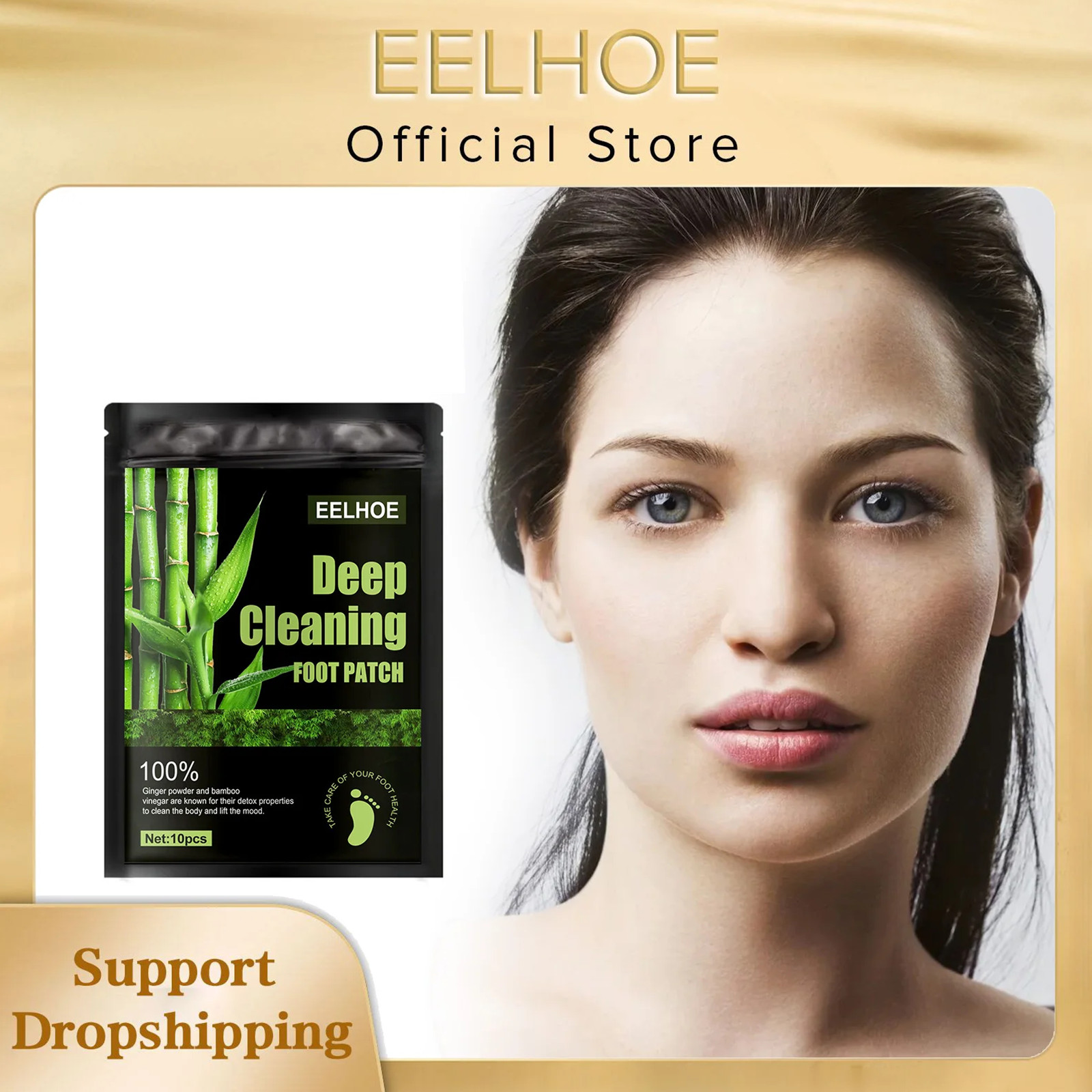 Detox Foot Patch - EELHOE naturalny bambusowy głębokie oczyszczanie plaster