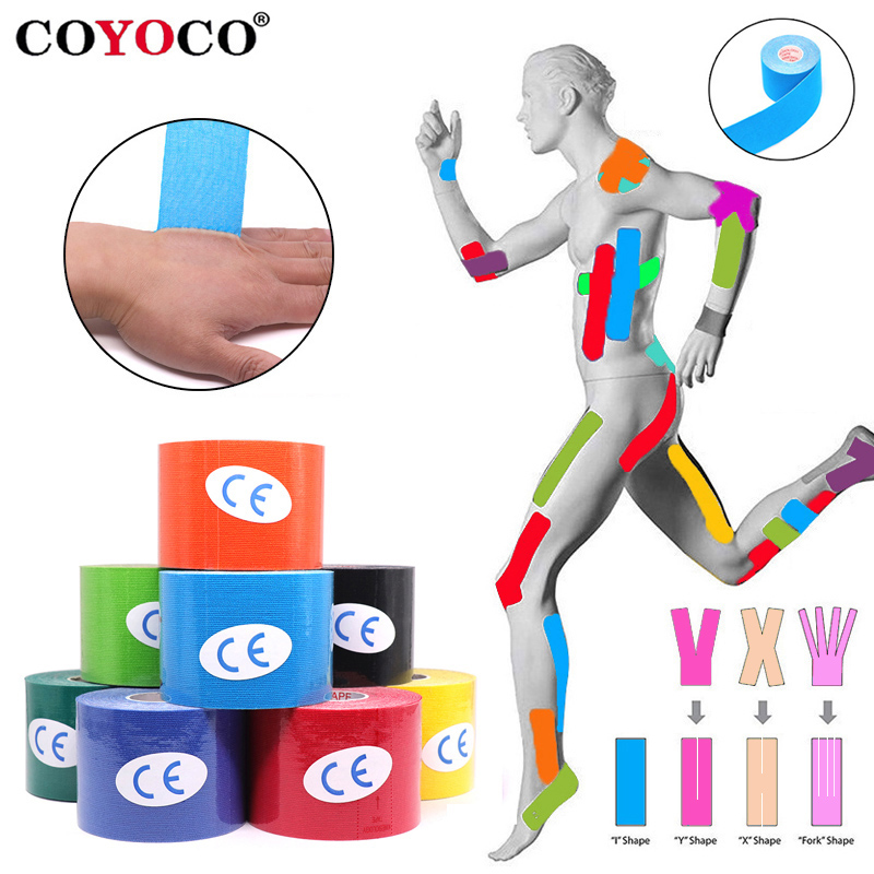 Sports Taping Precut - Szerokość 2,5 cm-10 cm Taśma kinezjologiczna