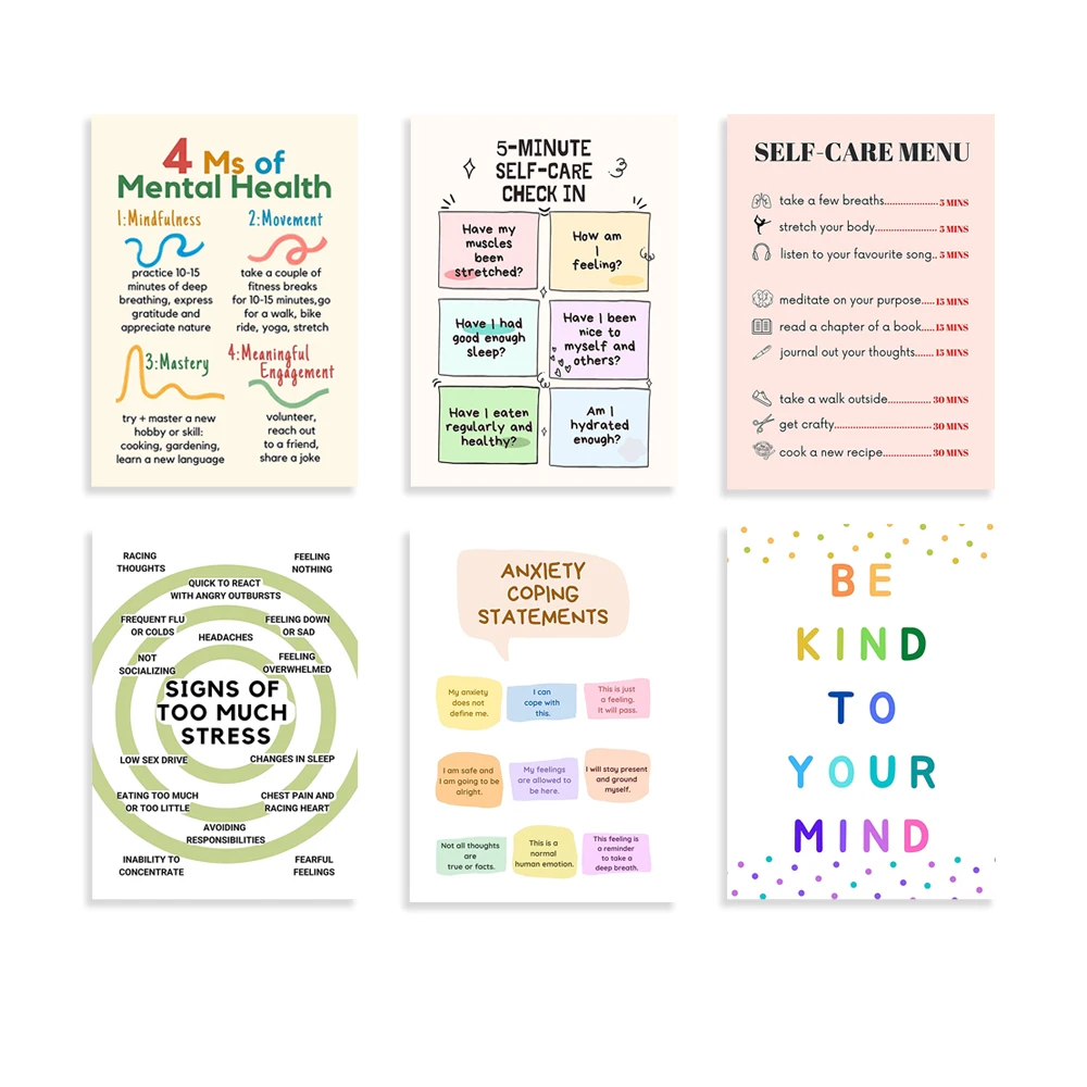 Self Care Check In Poster, Men – Therapy Health And Wellness recenzja i cena