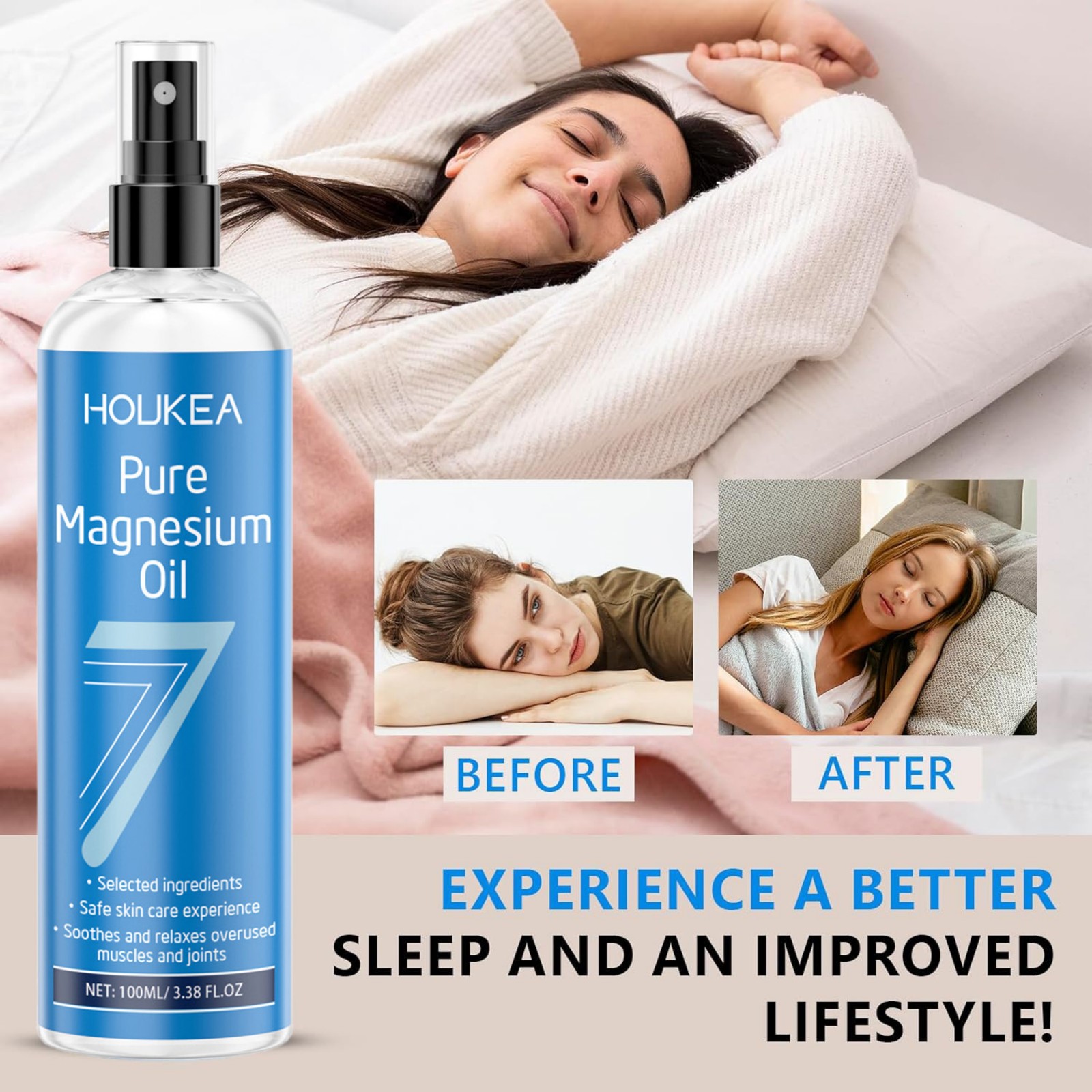 Olejek magnezjowy w sprayu, 10 – Bath Salts Magnesium recenzja i cena