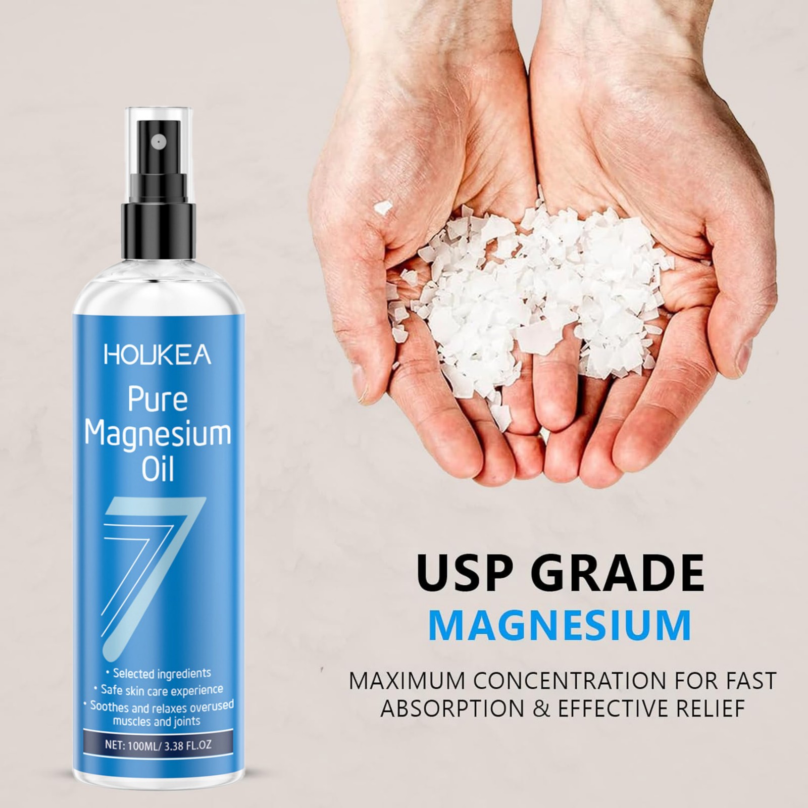 Olejek magnezjowy w sprayu, 10 – Bath Salts Magnesium recenzja i cena