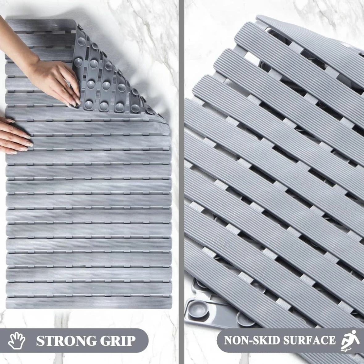 1 szt. Mata do wanny antypośli – Bamboo Bath Mat recenzja i cena